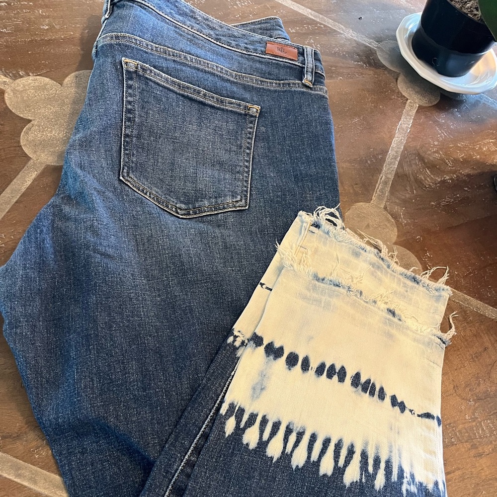 Ralph Lauren boho-inspired ankle length jeans are the ultimate summer look!